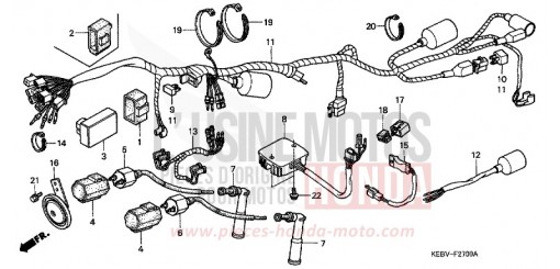 WIRE HARNESS CA125V de 1997
